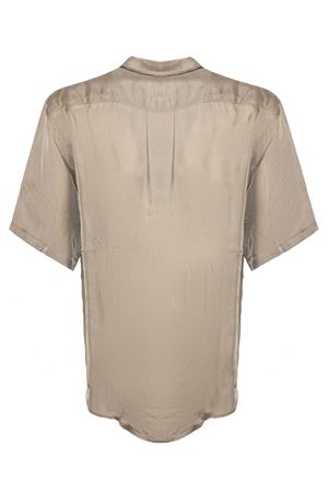 Short-sleeved shirt in cupro MAURO GRIFONI | G6AB0039ABU93G